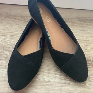 Toms Julie Suede Flat